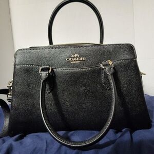 Coach Black Leather Satchel